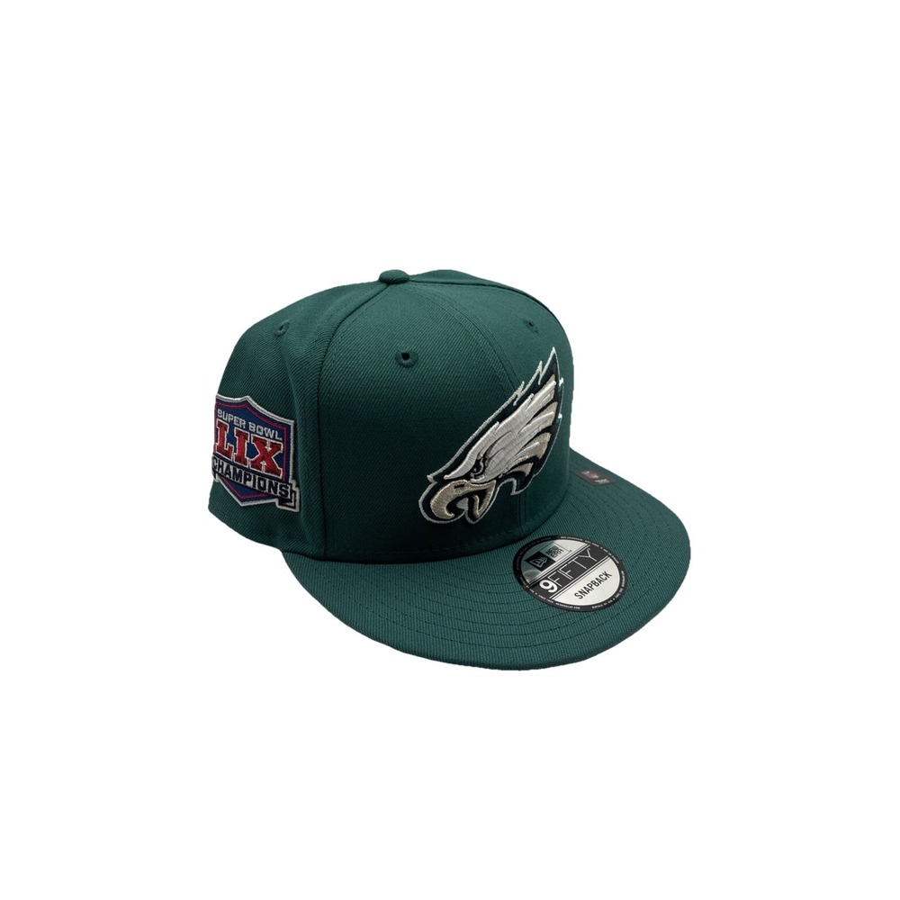 Philadelphia Eagles Hat‎ Cap Super Bowl LIX Champions Snap 9Fifty Green New Era